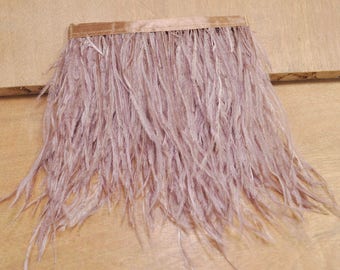 Piuma, Piuma di struzzo del caffè, 1 yard / 2 iarde / 5 iarde / 10 yard Struzzo Feather Fringe trim 13-15 cm (5-6 pollici),Piuma artificiale