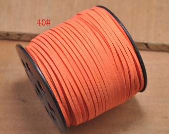 Cordon Plat En Similicuir, Largeur 3 Mm