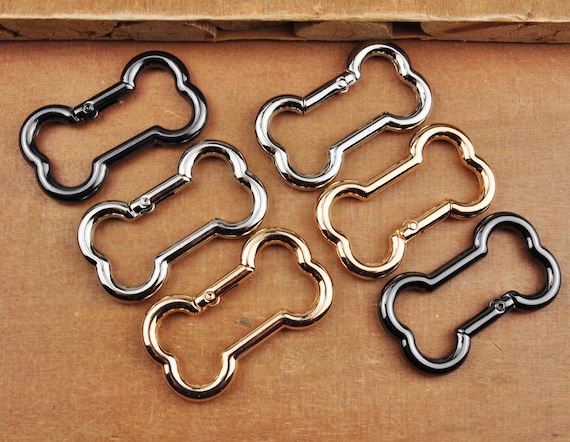 Bone Clip,dog Bone Carabiner Keyring，metal Carabiner Clips