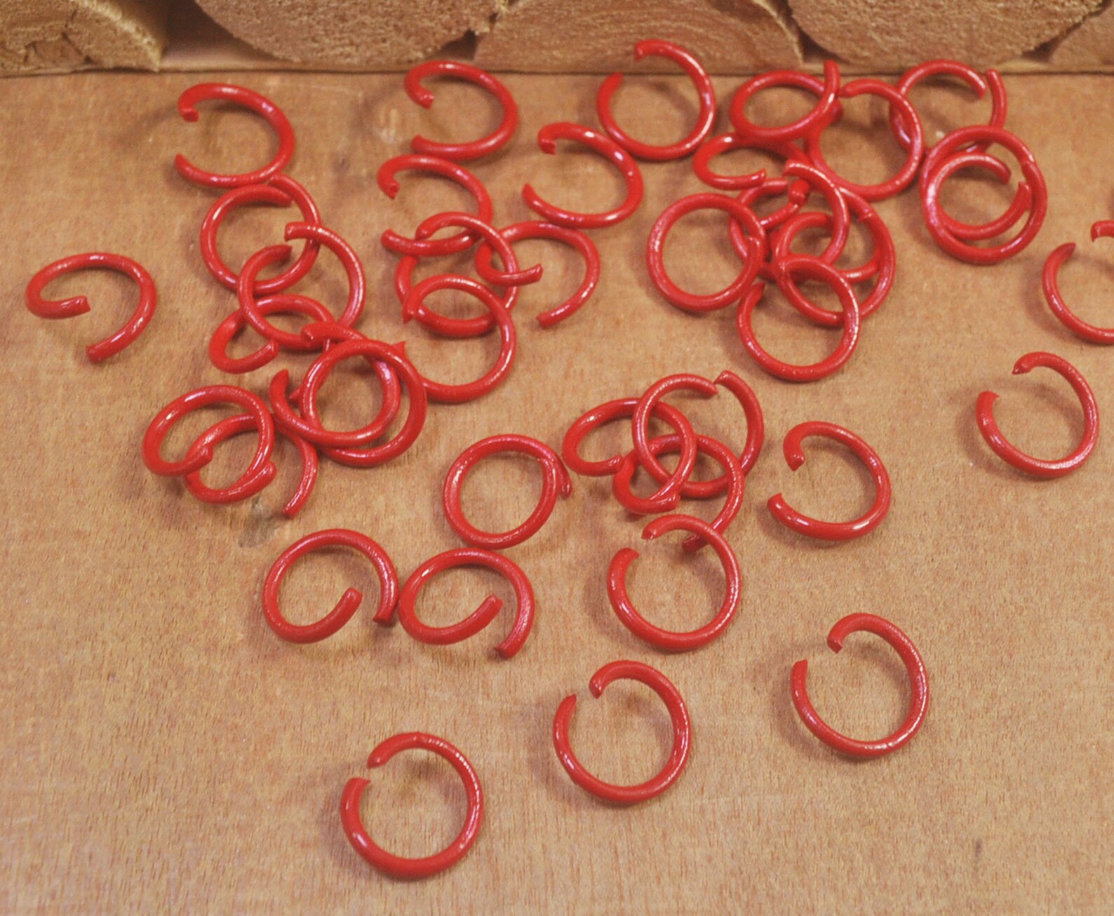 Jump Rings200pcs Bulk 10mm Red Metal Jump Rings Findings Etsy