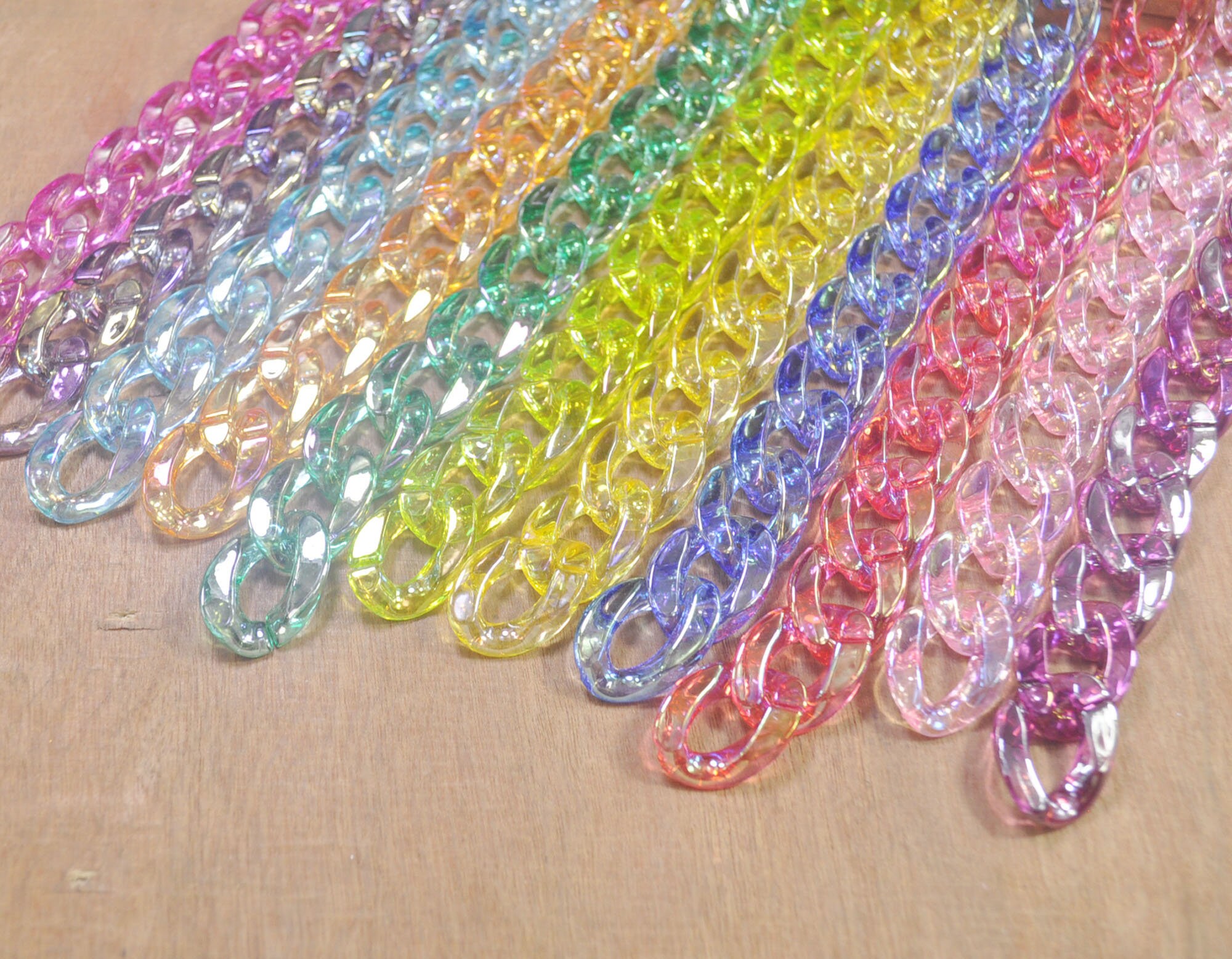 Plastic Chain27.5 Chunky chain linksPlastic Open chain Etsy