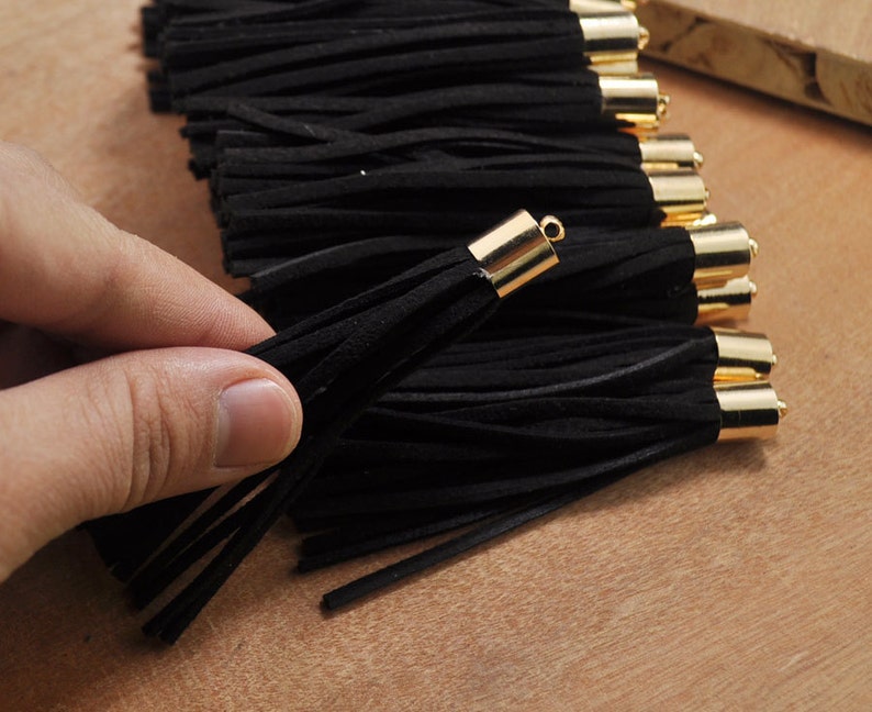 New Tassels Pendantgold Plated Metal Caps Wholesale 20pcs Etsy