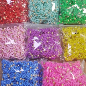 10 Colors eyeglass holder,Rubber Glasses Chain Holders,20/50pcs Eye Glasses Spectacle Chain Strap Holder Rubber Loop Ends-- 21x4mm