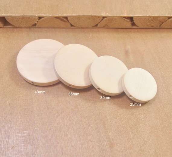 Aprilsunnyzone Anelli in legno naturale non finiti, cerchi in legno massiccio liscio da 100 mm, senza vernice, per ciondoli fai da te, gioielli, macramè (15 cm x 1,5 cm