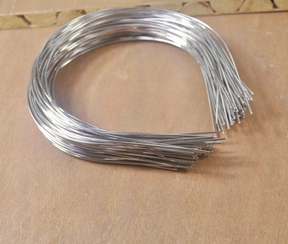 Buy Silver Headbands,20 Silver Plated Metal Round