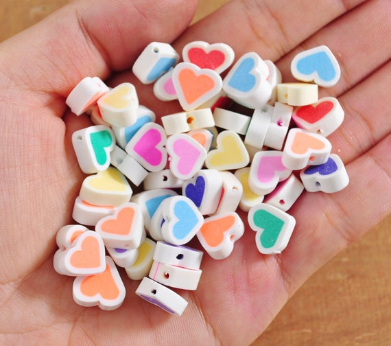 200pcs Mixed Polymer Clay Beads for Jewelry Making Cute Fruit Beads for  Bracelets Making Beads Charms DIY Necklace Accessories Gifts with String