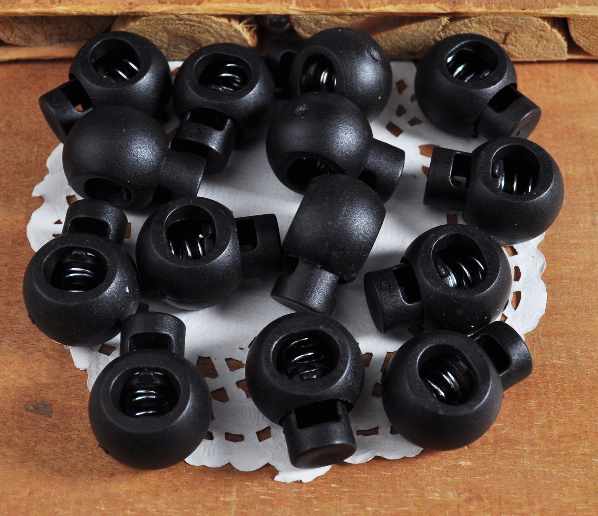 Drawstring Lock Plastic 10-100pc Plastic Single Hole Round Cordlock,toggles Stopper,18mm ...