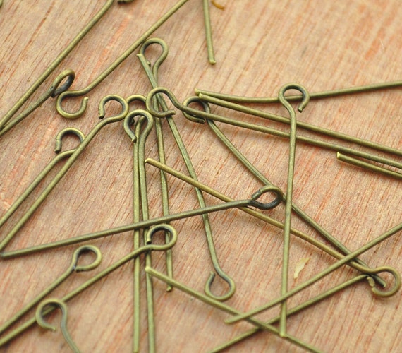 200pc of Eye Pinsantique Bronze Eye Pin Jewelry Making 