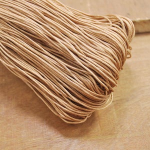 20 yards /50 yards Khaki Waxed Cotton Cord,1mm Macrame Cord,Nacklace and Bracelet Cord,Beading String Cord,diy cord -- FF279