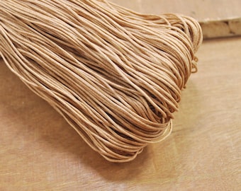 20 yards /50 yards Khaki Waxed Cotton Cord,1mm Macrame Cord,Nacklace and Bracelet Cord,Beading String Cord,diy cord -- FF279