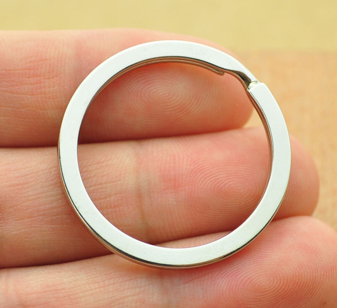 Silver or Bronze Keychain Ring Clasps50pcs Wholesale Key Ring Etsy
