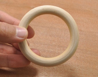 Wood Rings,20Pcs/30pcs 69mm Unfinished Wooden Rings Sale,wooden ring for necklace,natural wood rings pendant.