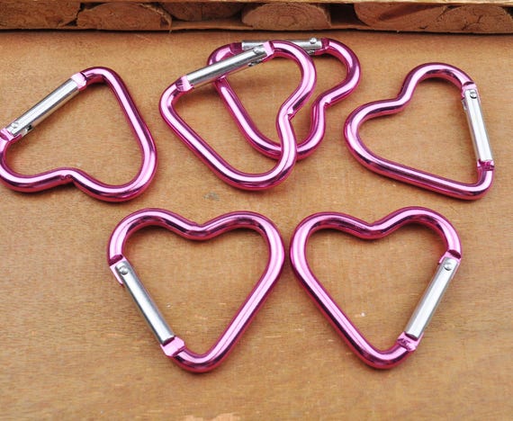 12 Pcs Couleur Petit Mousqueton Prote Clés en Forme de Cœur et d'Étoile, en Alliage d'Aluminium Léger pour Camping, Randonnée, Voyage, Accessoires Polyvalents pour Accrocher Objets et Clés 12 Pcs Couleur Petit Mousqueton Prote Clés en Forme de Cœur et d'Étoile, en Alliage d'Aluminium Léger pour Camping, Randonnée, Voyage, Accessoires Polyvalents pour Accrocher Objets et Clés
