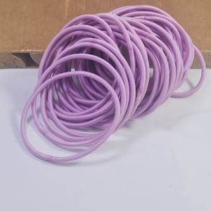 DIY hair elastics,50pcs or 100pcs Elastic Cord,Violet hair elastic cord,hair ties,ponytail holder elastic,pigtail holders 2.5mm