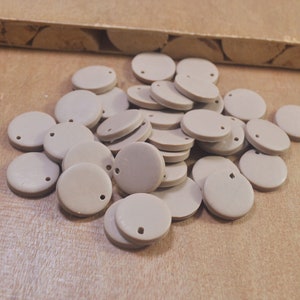 10 Pieces Khaki Round disk clay earrings Pendant, polymer clay,Polymer Clay Disc Beads, Polymer Clay for Earrings or Necklaces,18mm