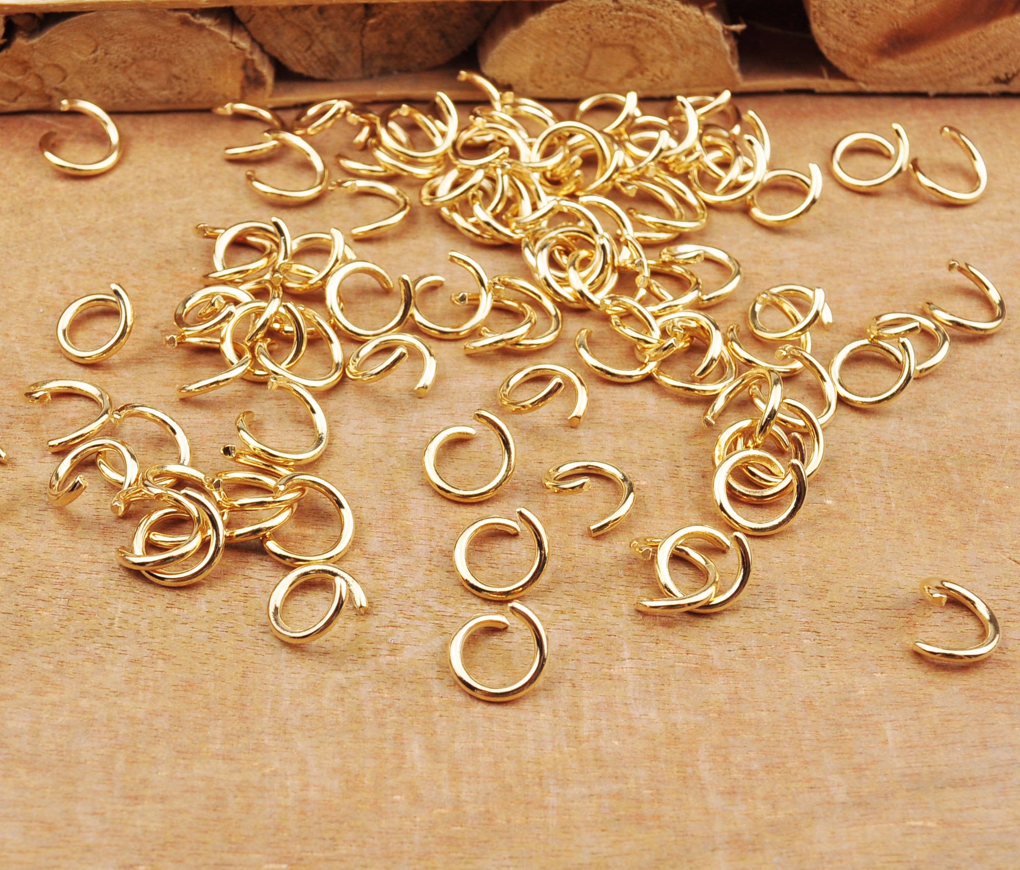 LUTER 1000pcs Anneaux De Saut Ouverts, Anneaux De Saut Ouverts En étal