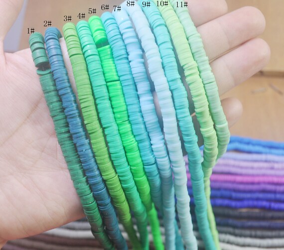 Wholesale Colorful Multi-color Clay Beads for Bracelet Necklace Earrings  Jewelry DIY Production Beads Necklace Material