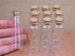 Bottles--Glass Bottles 50pcs clear glass bottles with corks,Glass Jar Vial Charm Pendants,Empty Glass Vials,Small Glass Jar--75x22mm. 