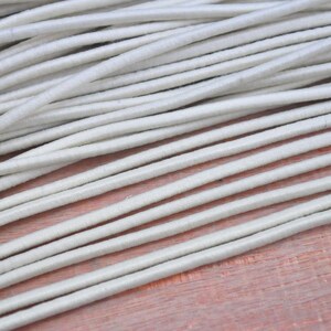 Beige Elastic Cord,2.5mm Beige Elastic Cord,Elastic string stretchy round Rope Trim, Nylon Exterior Rubber Interior--5yards/10yards/50yards