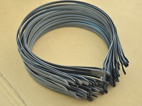 50pcs Metal headbands--5mm raw iron Headbands with bent end headband,Blank  Headband,DIY Headband,wholesale