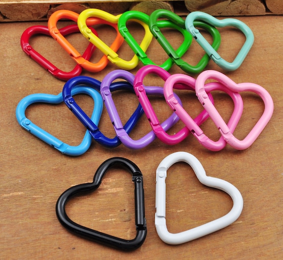 40 Moschettoni In Alluminio - Piccoli, Per Zaino, Tenda, Campeggio, Portachiavi, Carico Fino A 50kg - Foto 5