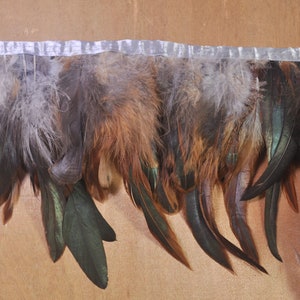 KOLIGHT Confezione Da 2 M Natural Rooster Hackle Feather