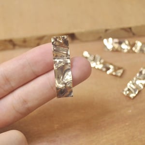 10Pcs Gold Plated Brass Curved Rectangle Pendants ,Charms Findings,Geometric,Jewelry Supplies,Lead Nickel Free-10x36mm-FF5205#