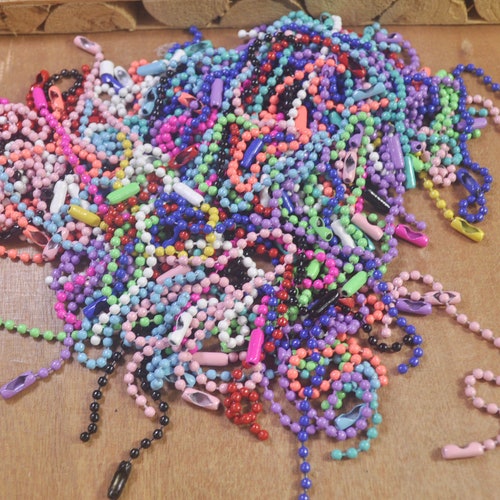 Set of 30pcs 4.5 Inch Mixed Color Ball Chain2.3mm Ball Etsy