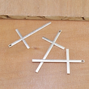 20Pcs Big Cross Charms Antique Silver Big Pendant.Necklace Pendant,Earring Charm 66x33mm