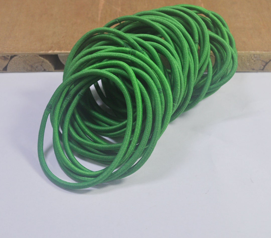 DIY Hair Elastics50pcs or 100pcs Elastic Cordgreen Hair Etsy