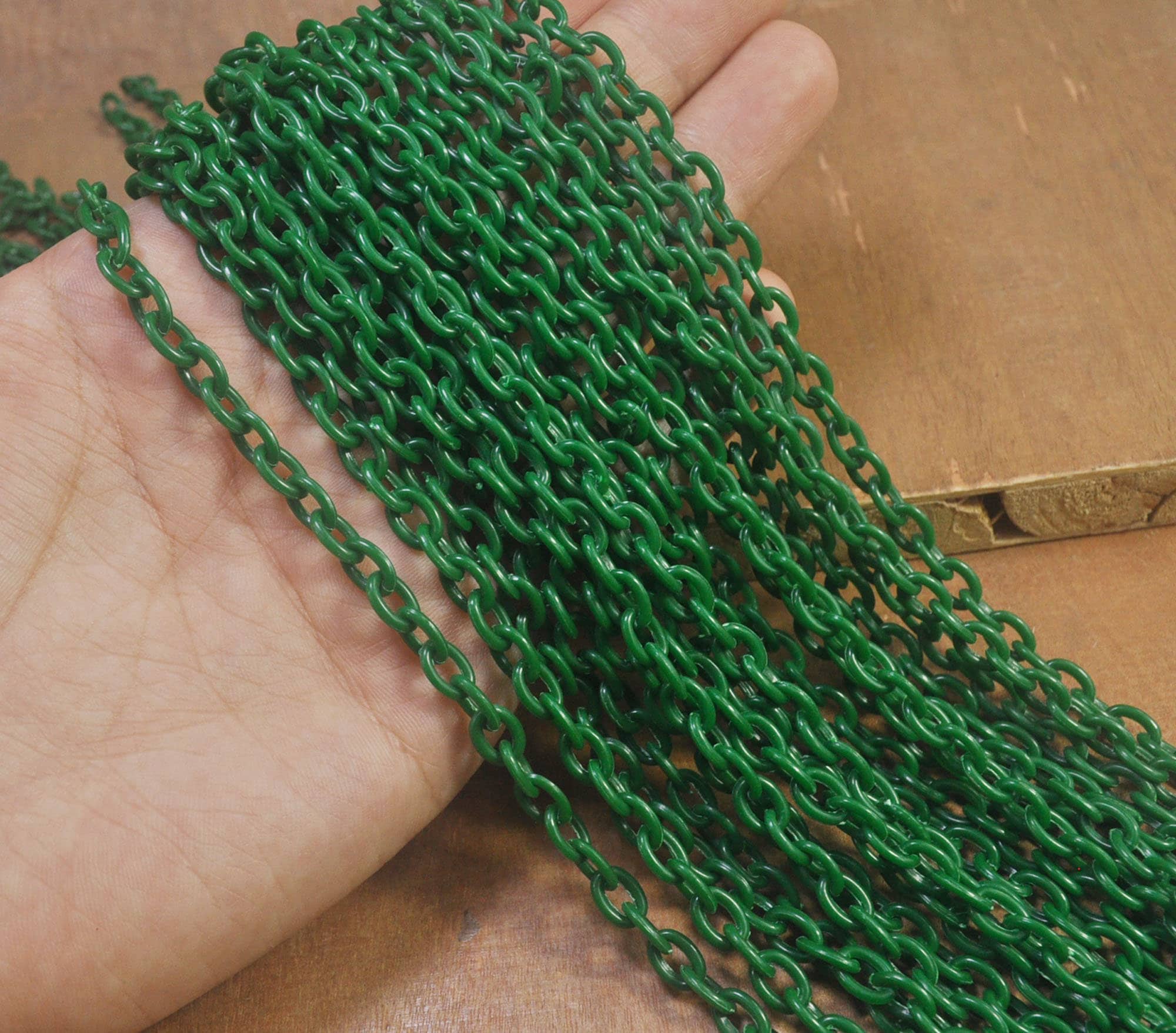 250pieces 15.7 Inch Plastic Chain Colourful Plastic Etsy Singapore