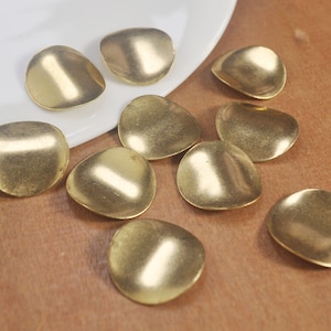 10Pcs/20Pcs/50Pcs/100Pcs Raw Brass Rounded stamping blanks ,Hammered Round Blank,Stamping Tags Findings,20mm