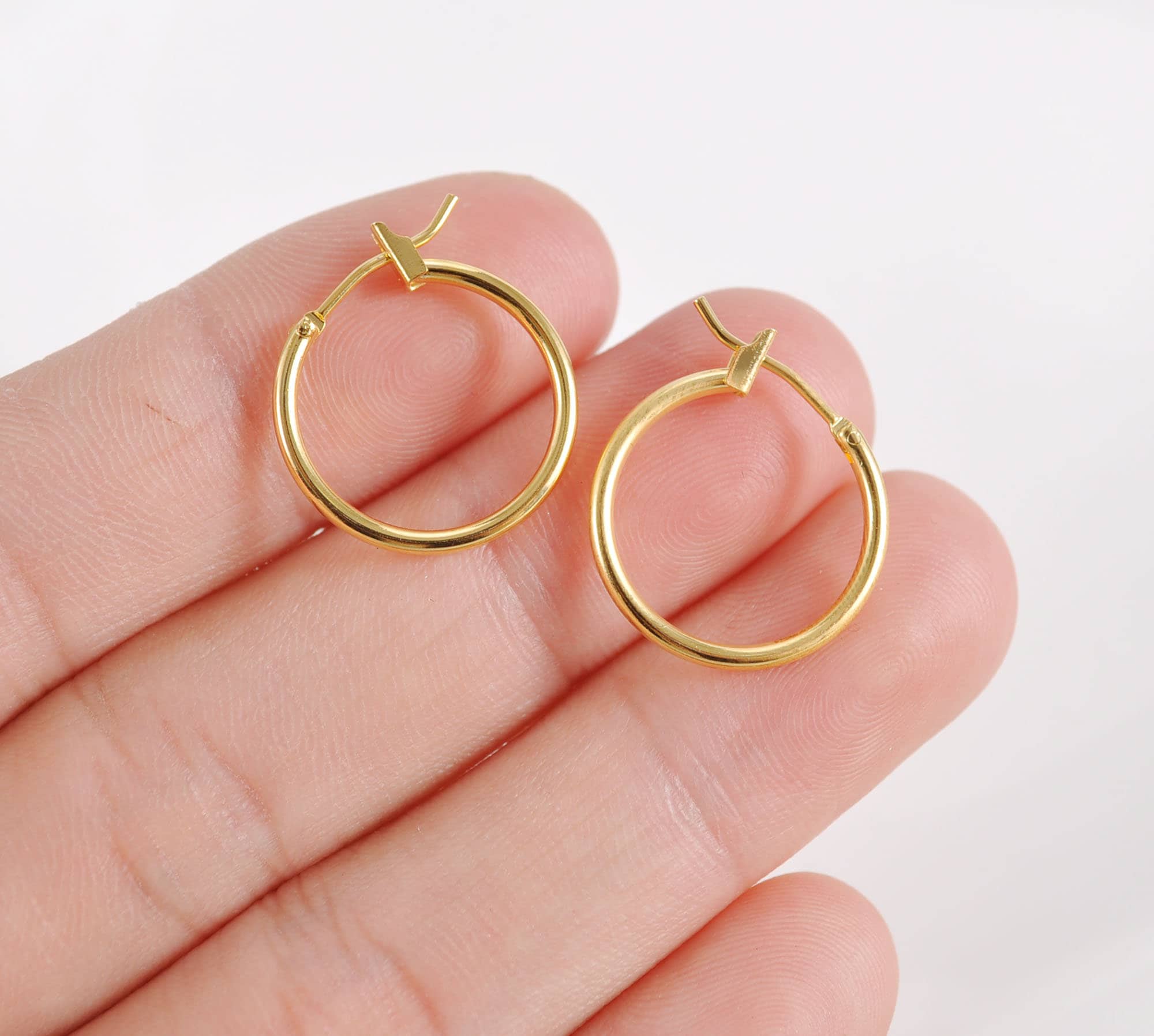 Real gold plated earrings discount