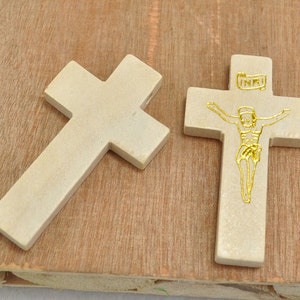 Cross,Wooden Cross Pendants,Natural Wood Cross Charms Pendant Beads,Unfinished Wooden Cross for your handmade,42x24x5mm