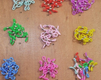 10 Colors eyeglass holder,Rubber Glasses Chain Holders,20/50pcs Eye Glasses Spectacle Chain Strap Holder Rubber Loop Ends-- 21x4mm