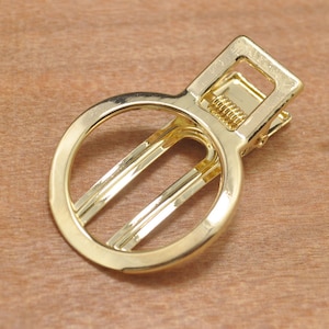 Round hair alligator clip,10pcs Gold alligator hair clip,Metal hair clips,Double teeth small alligator clip--50x33mm.