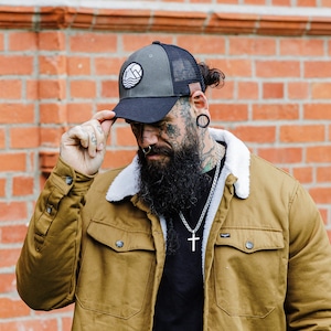 LØTTÄ TRUCKER Coalmine - Scandi Trucker Baseball Cap for Men and Women