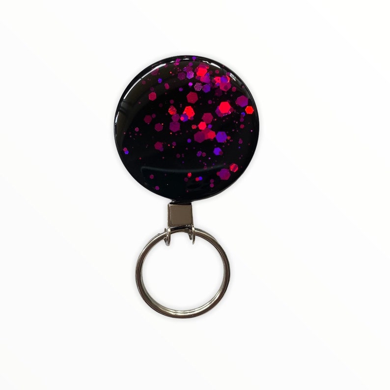 Badge Reel Holo purple sparkle