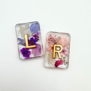 X-Ray markers - Florals with gold letters.