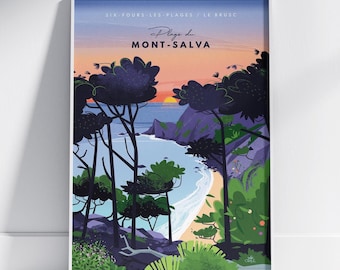 CARTEL “Mont Salva – Six-Fours-les-Plages / Le Brusc”