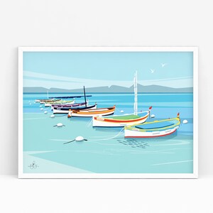 POSTER &quot;Le Brusc&quot; (Six-Fours-les-Plages - 83)