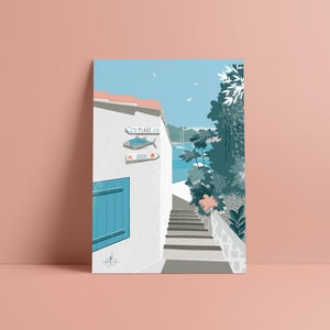 POSTER "Anse Méjean / TOULON (83)"
