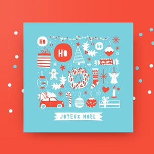 CARTE DE VOEUX "Joyeux Noël"