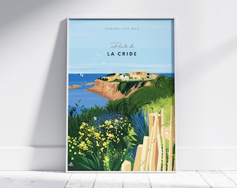 CARTEL “La punta de la Cride” Sanary-sur-Mer