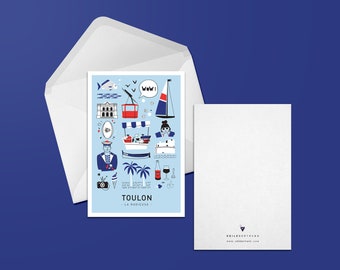 CARTE " Toulon "