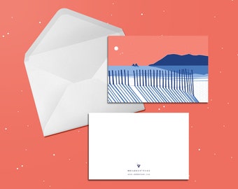 CARTE " La plage "