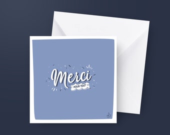 “Thank you for everything” CARD