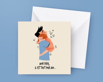 CARD "My dad, he is everything to me..."