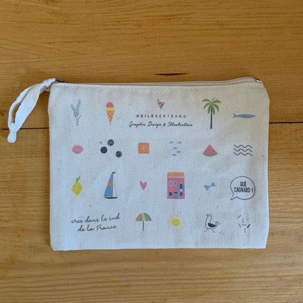 POCHETTE / TROUSSE " Petite provence "