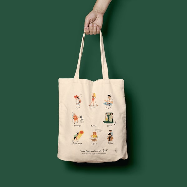 TOTE BAG " Les Expressions du Sud "